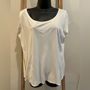 Elegant Eileen Fisher White Top XL